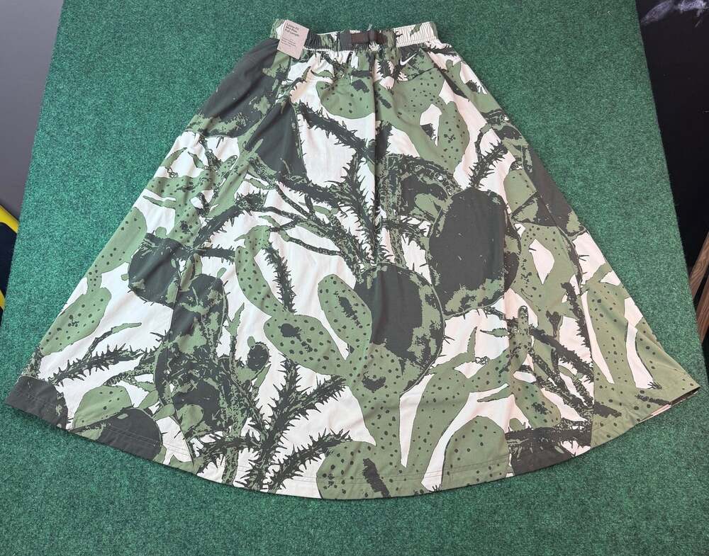 New Nike ACG Smith Summit Skirt Womens S Cactus Print Cargo Khaki NWT Climbing